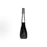 SAINT LAURENT YSL Niki magnetic clasp opening and closing crocodile pattern embossed Tote bag, Tote bag, shopping bag, handbag, shoulder bag, medium size for women, black